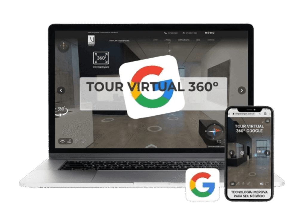 Tour Virtual 360° no Google para empresas e negócios locais.